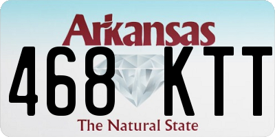AR license plate 468KTT