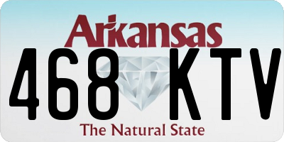AR license plate 468KTV