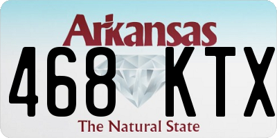 AR license plate 468KTX