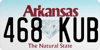 AR license plate 468KUB