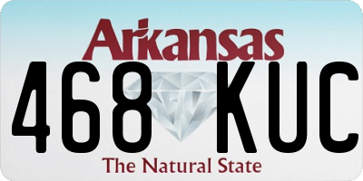 AR license plate 468KUC