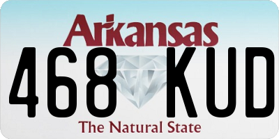 AR license plate 468KUD