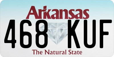 AR license plate 468KUF