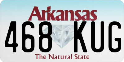 AR license plate 468KUG