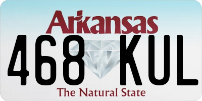 AR license plate 468KUL