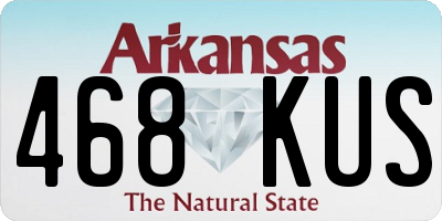 AR license plate 468KUS