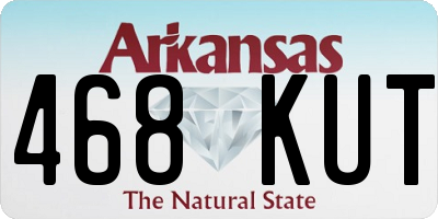 AR license plate 468KUT