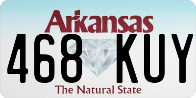 AR license plate 468KUY
