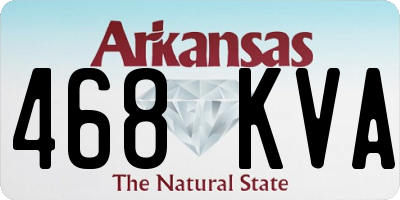 AR license plate 468KVA