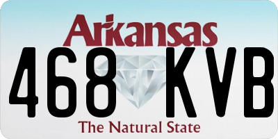 AR license plate 468KVB