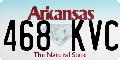 AR license plate 468KVC