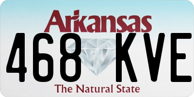 AR license plate 468KVE
