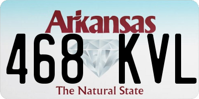 AR license plate 468KVL