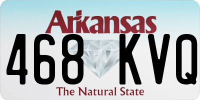 AR license plate 468KVQ