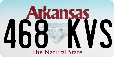 AR license plate 468KVS