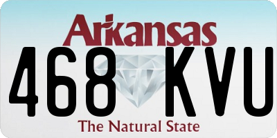 AR license plate 468KVU