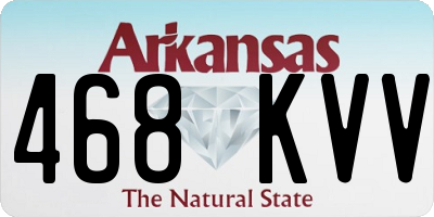 AR license plate 468KVV