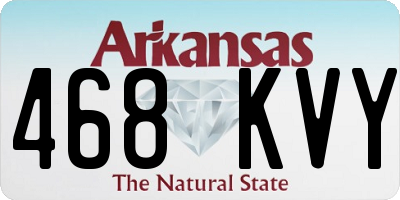 AR license plate 468KVY