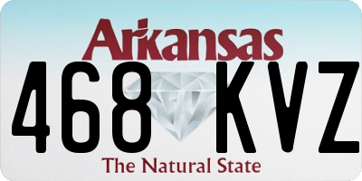 AR license plate 468KVZ
