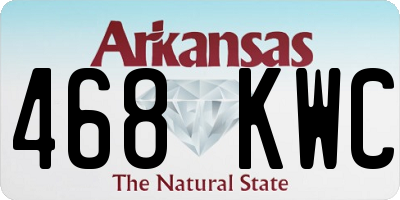 AR license plate 468KWC