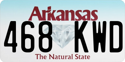 AR license plate 468KWD