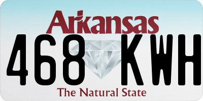 AR license plate 468KWH