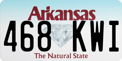 AR license plate 468KWI