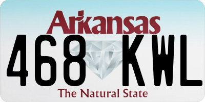 AR license plate 468KWL
