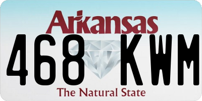 AR license plate 468KWM