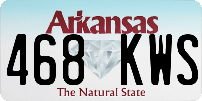 AR license plate 468KWS