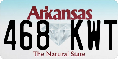 AR license plate 468KWT