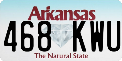 AR license plate 468KWU