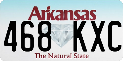AR license plate 468KXC