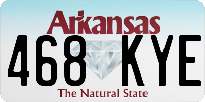 AR license plate 468KYE