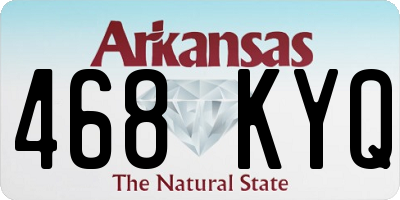 AR license plate 468KYQ