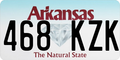 AR license plate 468KZK