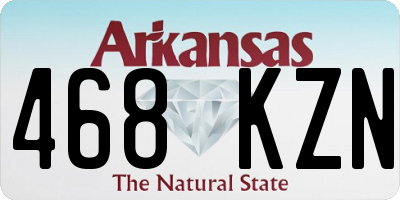 AR license plate 468KZN