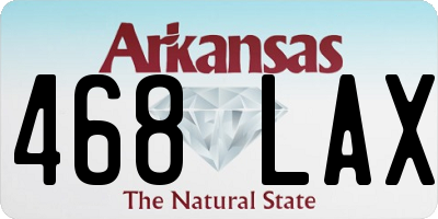 AR license plate 468LAX