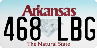 AR license plate 468LBG