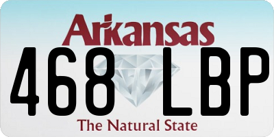 AR license plate 468LBP