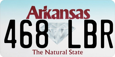 AR license plate 468LBR