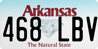 AR license plate 468LBV