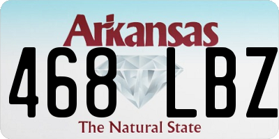 AR license plate 468LBZ