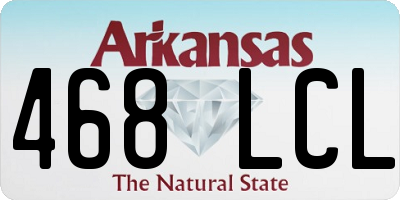 AR license plate 468LCL