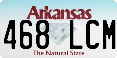 AR license plate 468LCM