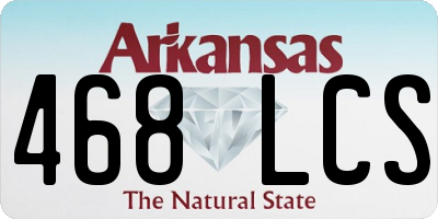 AR license plate 468LCS