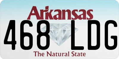 AR license plate 468LDG