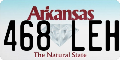 AR license plate 468LEH
