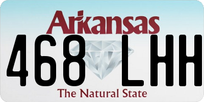 AR license plate 468LHH