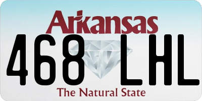 AR license plate 468LHL